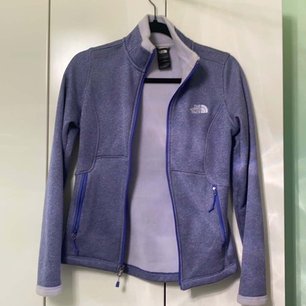 Zip up athletic sweater. Very warm